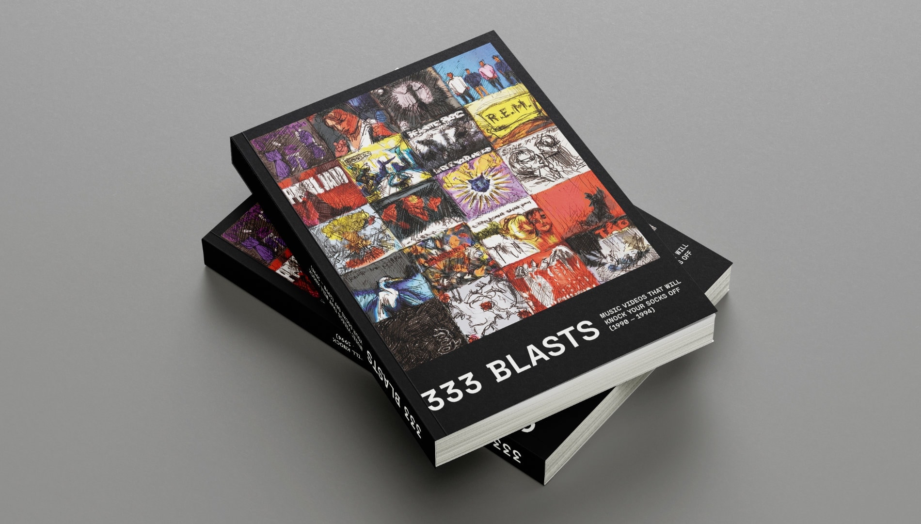 333 BLASTS - book mockup